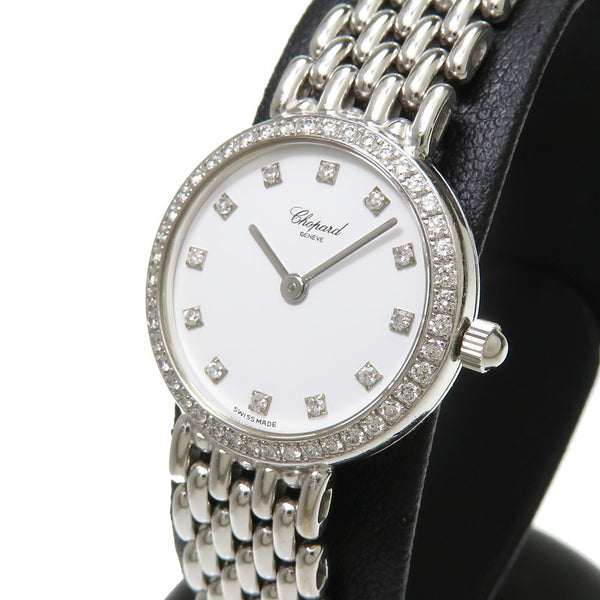 【Chopard/ショパール】 クラシック 腕時計 K18WGホワイト 