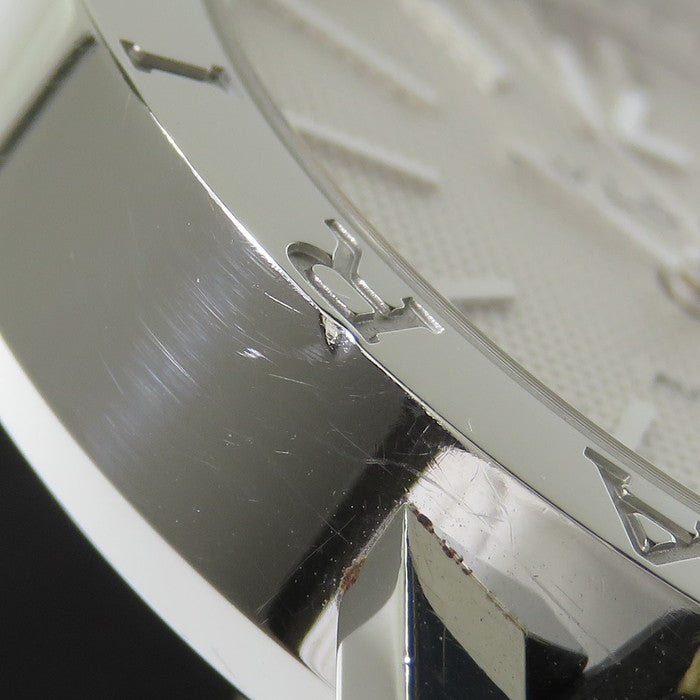 BVLGARI/ブルガリ】 BB38SL △社外黒革ベルト 腕時計 ステンレス BVLGARI/ブルガリ】 BB38SL △社外黒革ベルト 腕時計 ステンレス