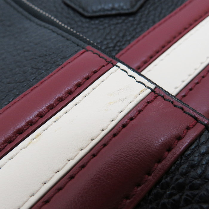【BALLY/バリー】 ブリーフケース　2WAY ビジネスバッグ レザー 黒/赤/白 ユニセックス【中古】【真子質店】【GD】




【TMiY】