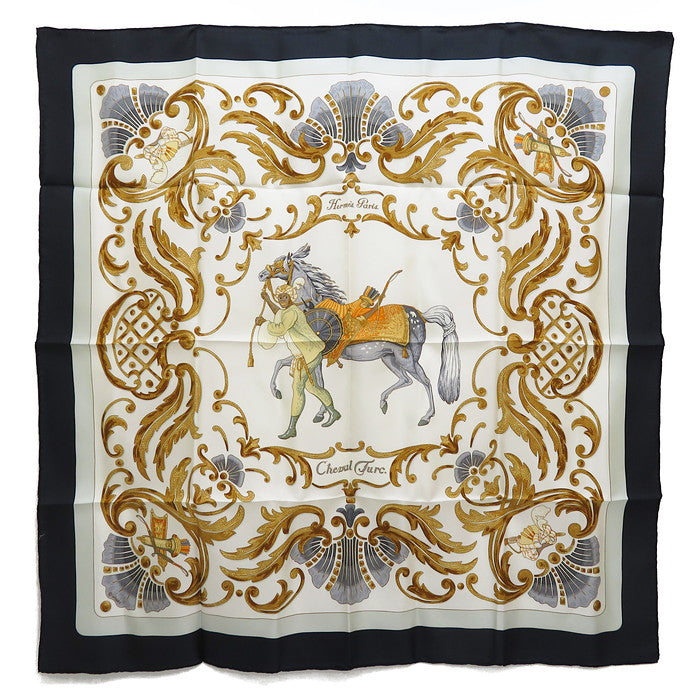 ★★最終特価品【HERMES/エルメス】 カレ90 トルコの馬 スカーフ シルク100％ 黒/マルチカラー レディース【中古】【真子質店】【GD】




【IYx】