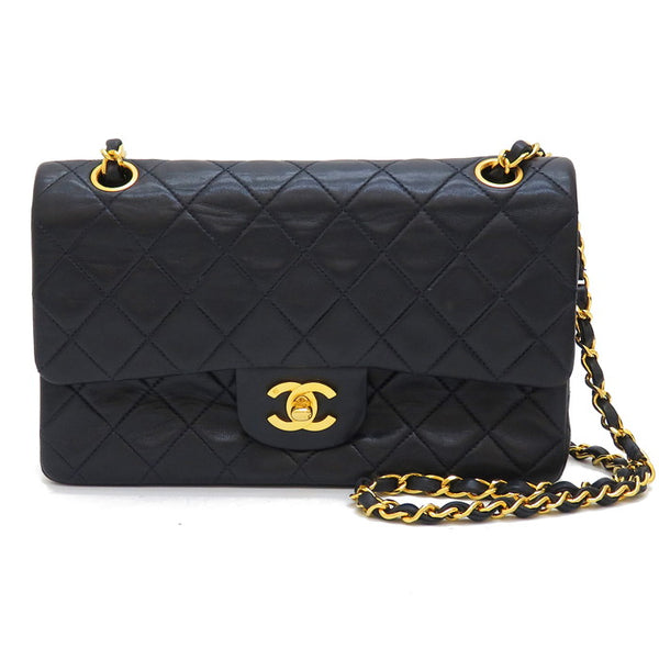 【CHANEL/シャネル】 マトラッセ　Wフラップ Wチェーンショルダー ショルダーバッグ レザー ダークネイビー レディース【中古】【真子質店】【BL】




【MaDSMi】