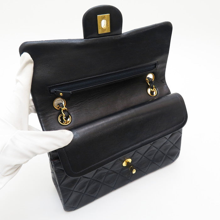 【CHANEL/シャネル】 マトラッセ　Wフラップ Wチェーンショルダー ショルダーバッグ レザー ダークネイビー レディース【中古】【真子質店】【BL】




【MaDSMi】