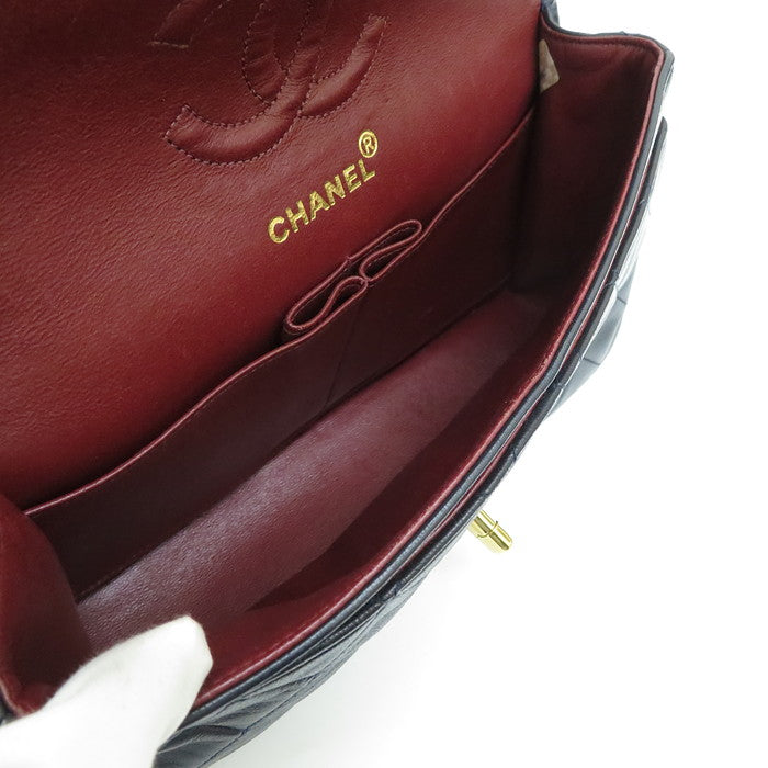 【CHANEL/シャネル】 マトラッセ　Wフラップ Wチェーンショルダー ショルダーバッグ レザー ダークネイビー レディース【中古】【真子質店】【BL】




【MaDSMi】