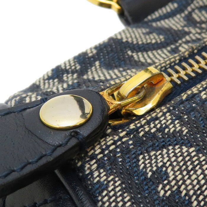 【Christian Dior/クリスチャンディオール】 トロッター　ミニボストン ハンドバッグ キャンバス/レザー ネイビー系 レディース【中古】【真子質店】【BL】




【MoMox】