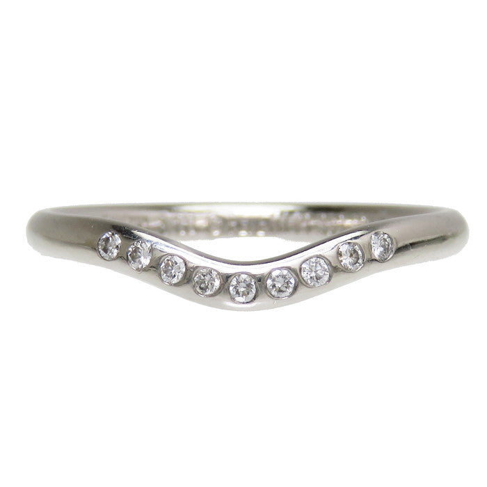 10.5号【TIFFANY&Co./ティファニー】 カーブド バンド ダイヤモンド
