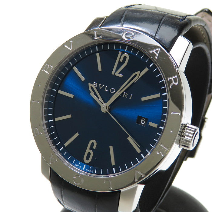 ★★最終特価品【BVLGARI/ブルガリ】 BB41S  裏スケ 　ブルー/青 腕時計 ステンレススチール/レザー 自動巻き/オートマ 紺 メンズ
【中古】【真子質店】【GD】




【IYxY】
