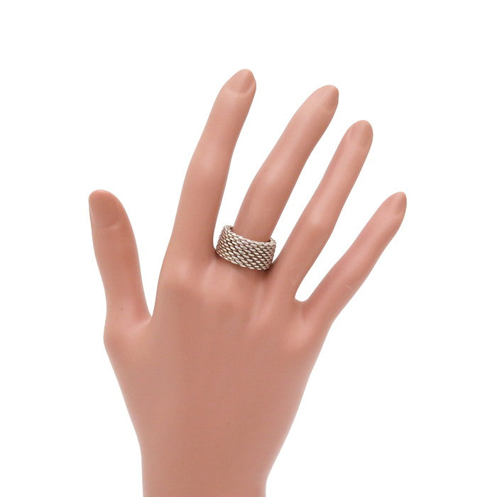 17号【TIFFANY&Co./ティファニー】 メッシュ サマセット リング・指輪