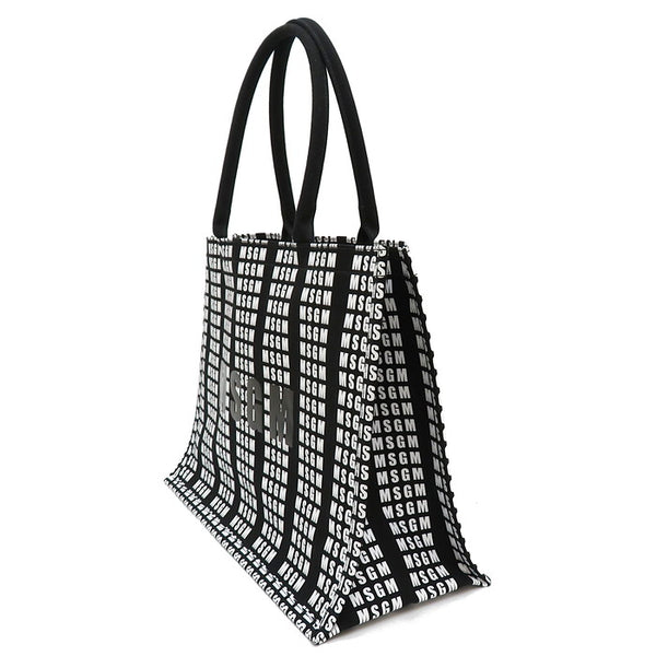 MSGM 総柄ロゴ トートバッグ キャンバス 白×黒 ユニセックス【中古】【真子質店】【GD】




【Mox】
