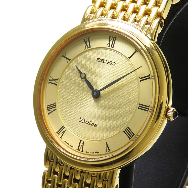 【SEIKO/セイコー】 8N40-6030 ドルチェ ゴールドローマン 腕時計