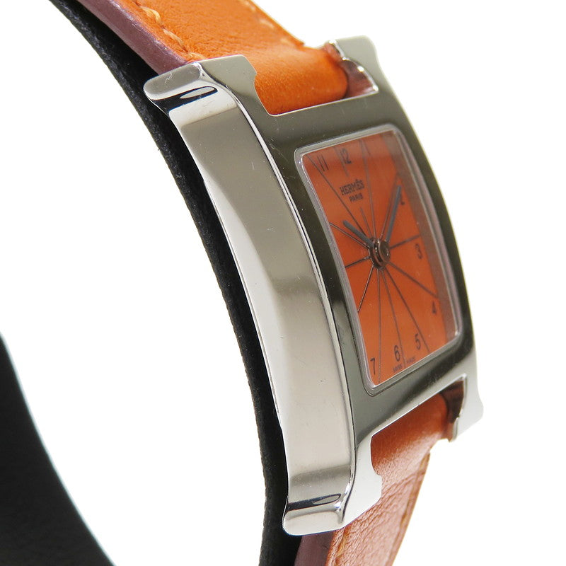 美品 エルメス HH1.210 Hウォッチ クオーツ 腕時計