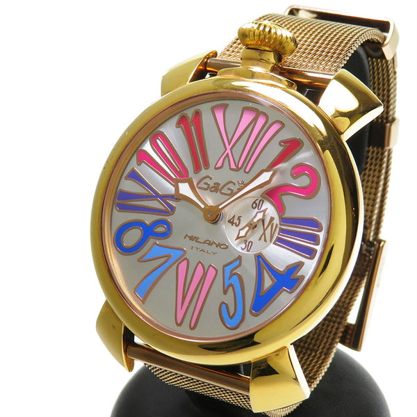 【Gaga Milano/ガガミラノ】 5081.1 マヌアーレ スリム46 腕時計 GP クオーツ シルバー メンズ
【中古】【真子質店】【NN】




【IYMo】