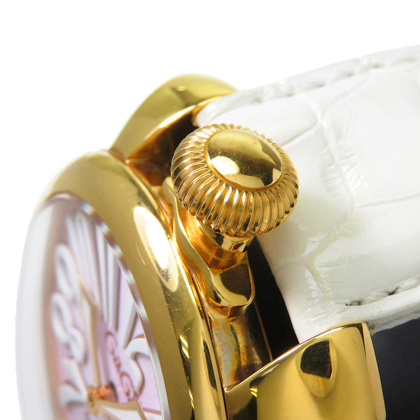【Gaga Milano/ガガミラノ】 マヌアーレ 5011.02S 腕時計 GP/レザー 手巻き ピンク メンズ
【中古】【真子質店】【GD】




【IMaK】