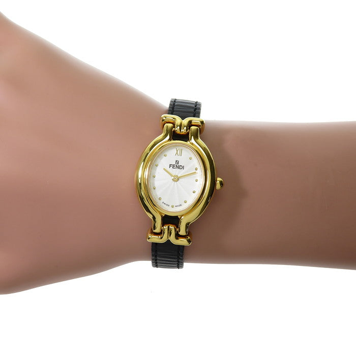 【FENDI/フェンディ】 640L カメレオン 腕時計 GP/レザー クオーツ シルバー レディース
【中古】【真子質店】【NN】




【IYMo】