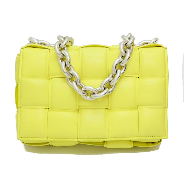 【BOTTEGAVENETA/ボッテガヴェネタ】 ザチェーンカセット ショルダーバッグ レザー ライトイエロー レディース【中古】【真子質店】【GD】




【ISIx】