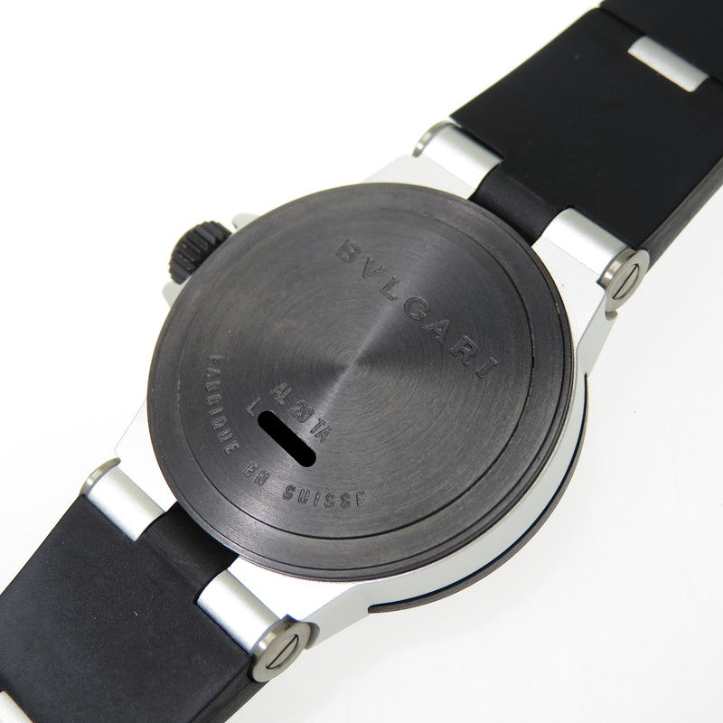 ブルガリ　アルミニウム　AL29TA レディース　ラバー　腕時計　スポーティー電池切れしています