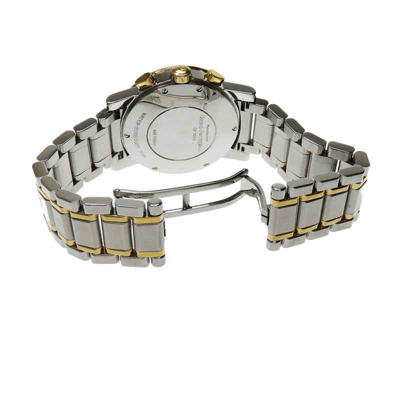 美品付属品有 ジラールペルゴ GP7000 純正SSベルト GIRARD PERREGAUX 自動巻腕時計 - ブランド腕時計