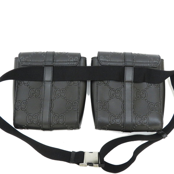 【GUCCI/グッチ】 631339 GGエンボス　ウエストバッグ Wポーチ ボディバッグ レザー ブラック メンズ【中古】【真子質店】【GD】




【SxT】