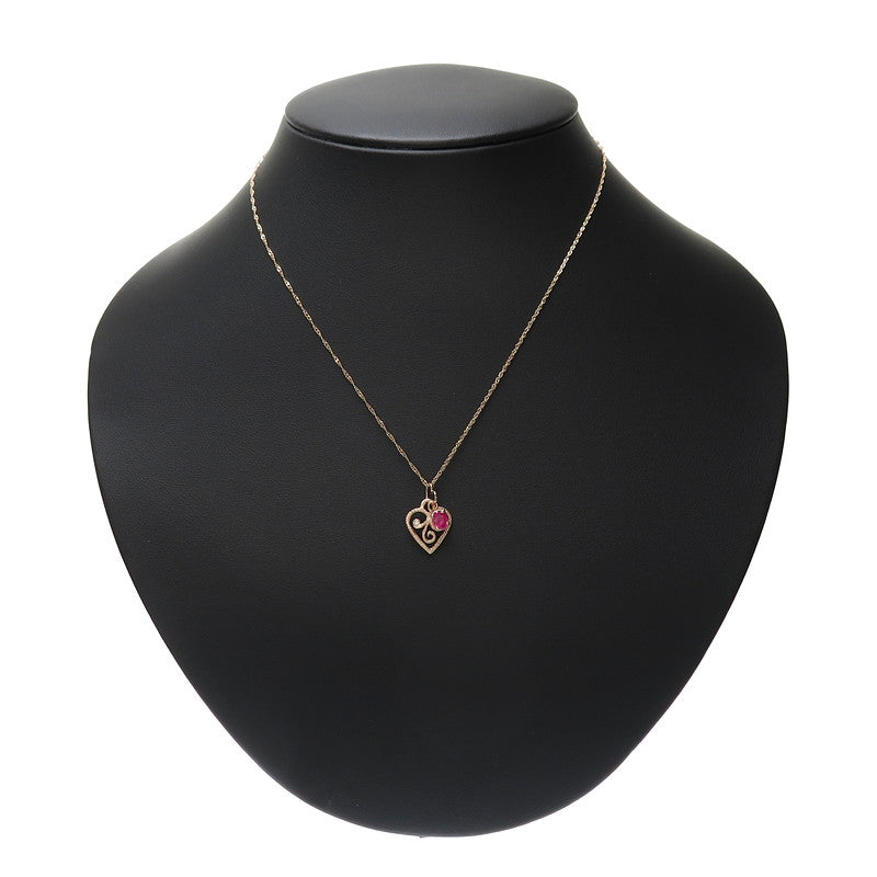 ハート ルビー ダイヤモンド 0.01ct ネックレス K10PGピンクゴールド 10金 1.7g 40cm レディース
【中古】【真子質店】【NN】




【Mox】