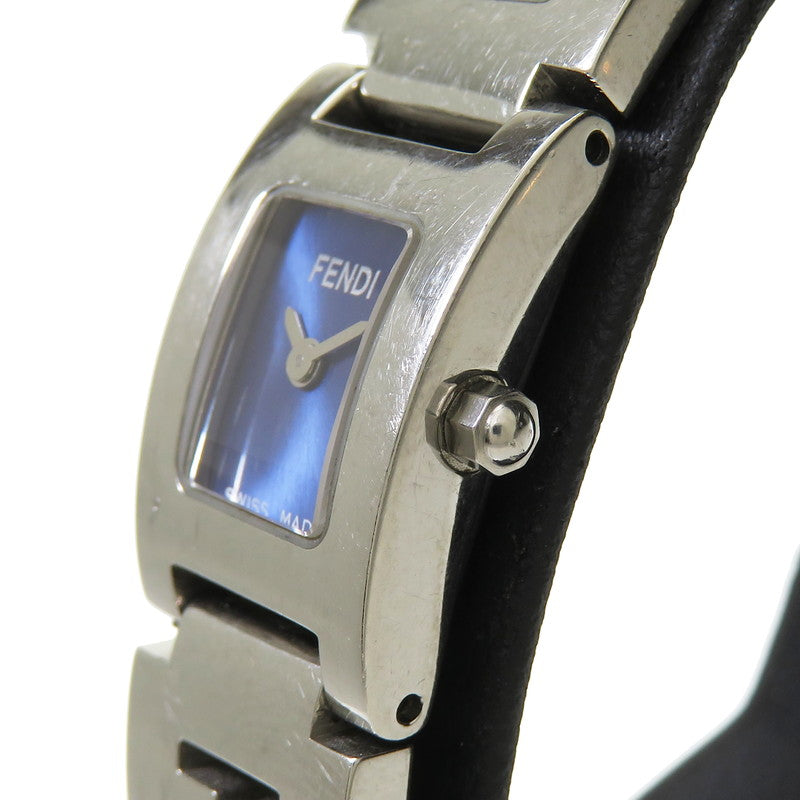 【FENDI/フェンディ】 3150L 腕時計 ステンレススチール クオーツ ブルー レディース, 【中古】【真子質店】【NN】, 【IMaT】