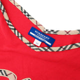 【BURBERRY/バーバリー】 チェック　ロゴ タンクトップ コットン/ポリエステル レッド レディース【中古】【真子質店】【GD】




【TMi】