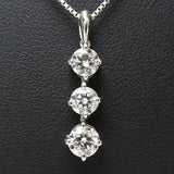 トリロジー ダイヤモンド(平均推定G~H SIクラス) 0.419/0.30/0.304ct ネックレス Pt850プラチナ 5.2g 50cm レディース
【中古】【真子質店】【NN】




【TMox】