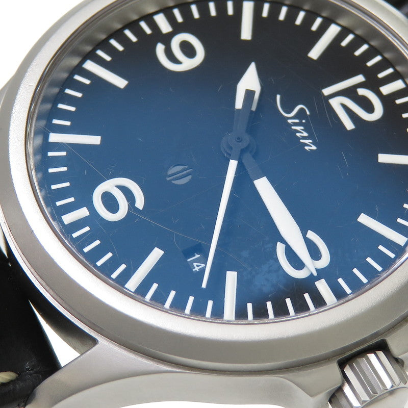 Sinn/ジン】 556 デイト 腕時計 ステンレススチール/社外製革ベルト ...