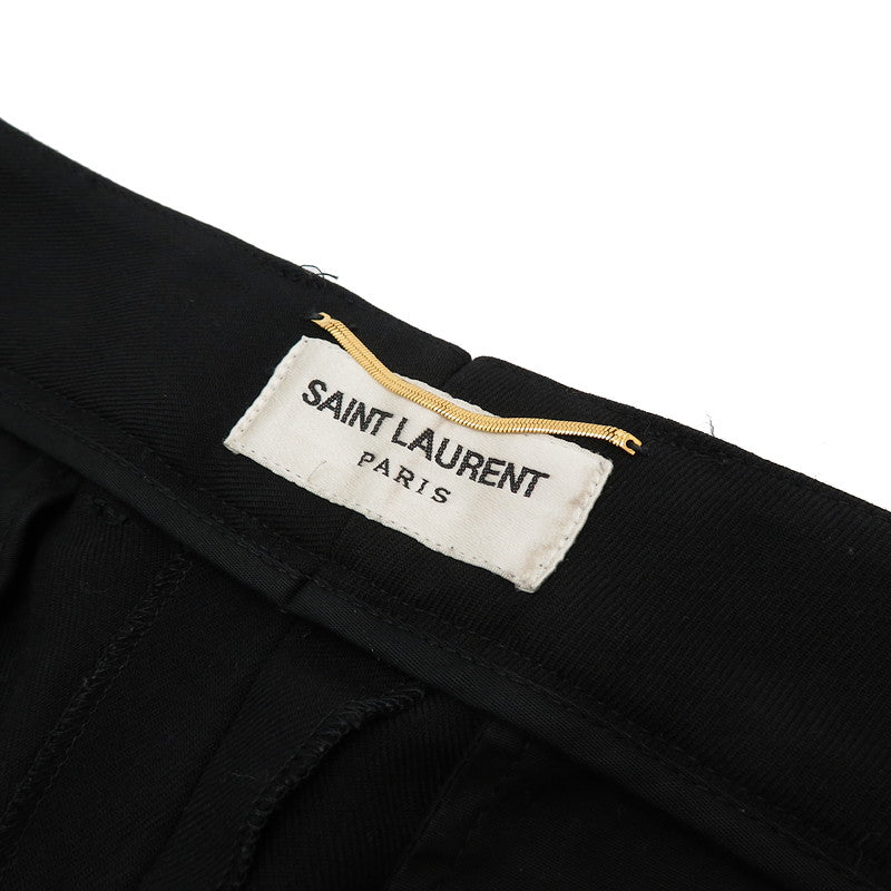 SAINT LAURENT/サンローラン】 155/60Y パンツ ウール/コットン 黒