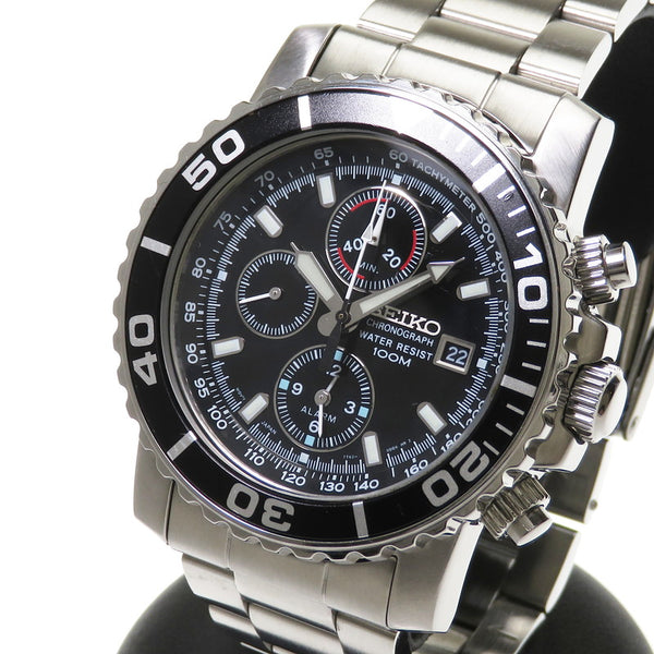 【SEIKO/セイコー】 7T62-0CV0 ダイバーズ 腕時計 ステンレススチール クオーツ 黒 メンズ 【中古】【真子質店】【NN】 【 –  真子質店 PawnShopMAKO