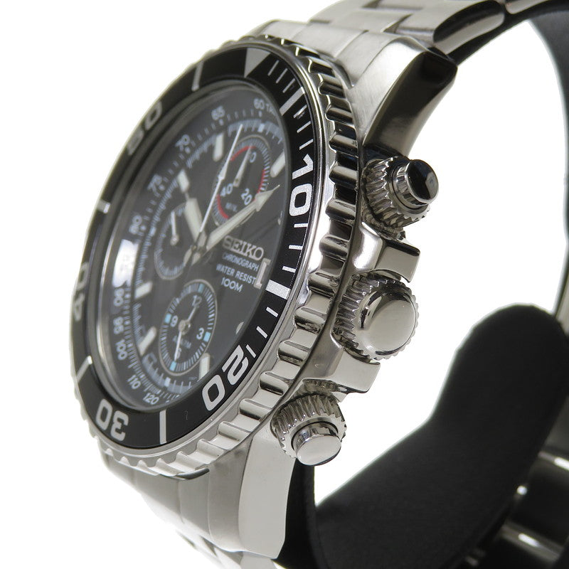 SEIKO 7T62-0CV0 CHRONOGRAPH メンズクォーツウォッチ腕時計(アナログ)