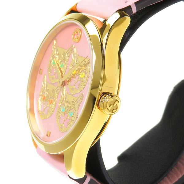 【GUCCI/グッチ】 126.4 Gフェイス 未使用  腕時計 GP/レザー クオーツ ピンク メンズ
【中古】【真子質店】【GD】




【DxK】