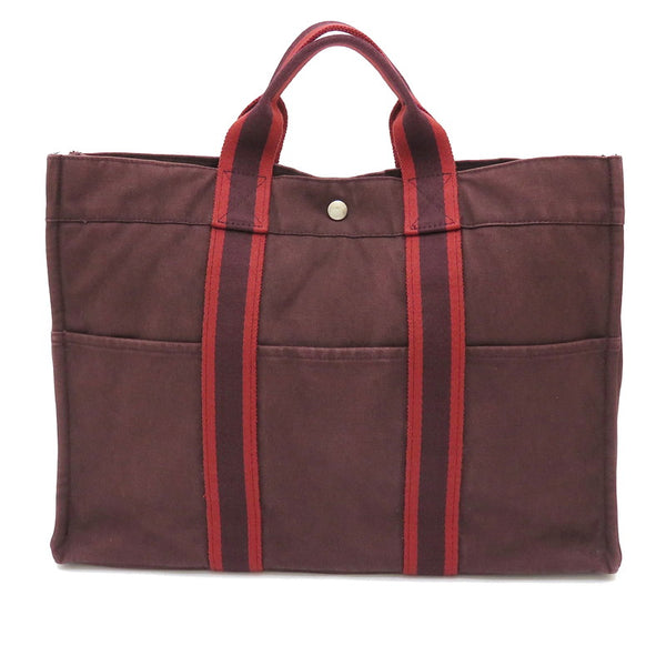 HERMES/エルメス】 フールトゥMM トートバッグ キャンバス HERMES/エルメス】 フールトゥMM トートバッグ キャンバス