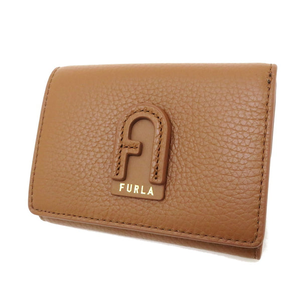 Furla/フルラ】 Wホック 三つ折り財布 レザー ブラウン レディース 
