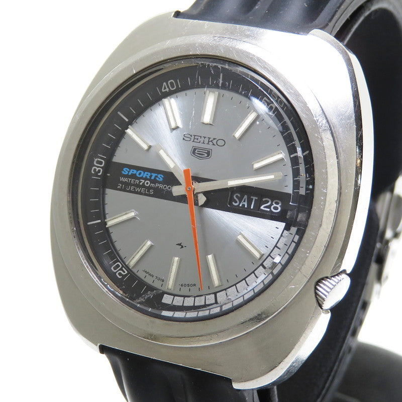 【SEIKO/セイコー】 7019-6030 5スポーツ　ヴィンテージ 腕時計 ステンレススチール/ラバー 自動巻き/オートマ 黒 メンズ
【中古】【真子質店】【NN】




【IYMo】