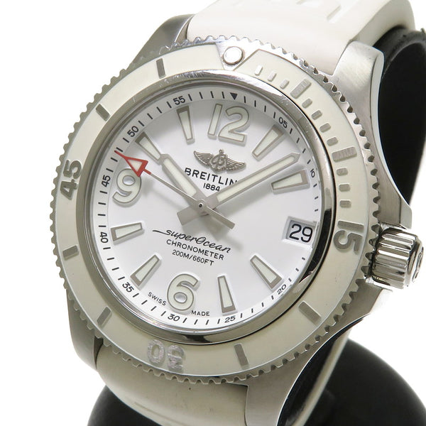 【BREITLING/ブライトリング】 A17316 スーパーオーシャン　ボーイズ 腕時計 ステンレススチール/ラバー 自動巻き/オートマ 白 レディース
【中古】【真子質店】【GD】




【IYKT】