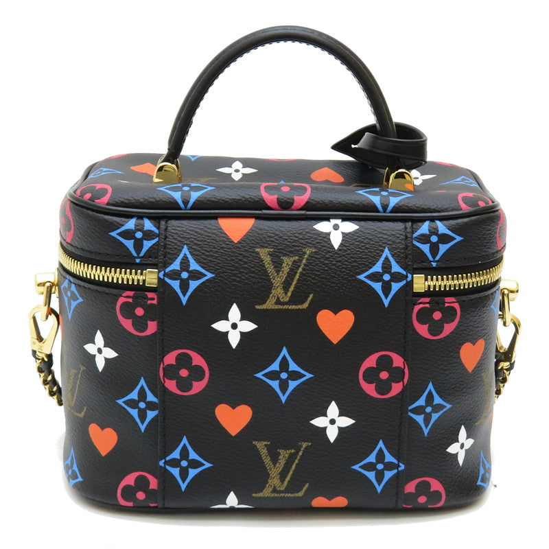 【LOUIS VUITTON/ルイ・ヴィトン】 ヴァニティPM モノグラムゲームオン M57482 ショルダーバッグ ノワール  レディース【中古】【真子質店】【BL】, 【TYDx】