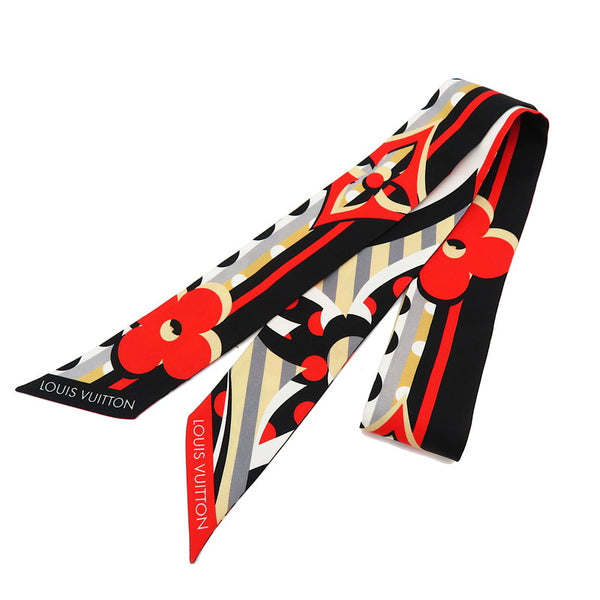 るんるんの全商品一覧美品 ルイヴィトン M76187 バンドー BB  モノグラムシルク スカーフ