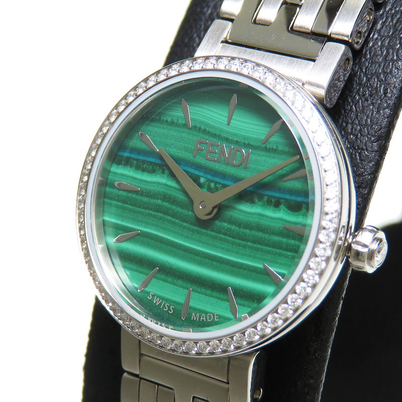 【FENDI/フェンディ】 F103110901 フォーエバーフェンディ 腕時計 ステンレススチール/ダイヤモンド クオーツ グリーン レディース
【中古】【真子質店】【GD】




【KKx】