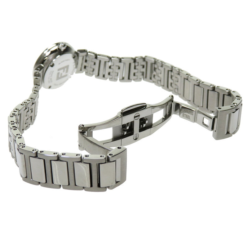 【美品】FENDI フェンディ ブルーダイヤルクロノグラフデイトステンレスベルト FENDI/フェンディ】 F103110901 フォーエバーフェンディ 腕時計