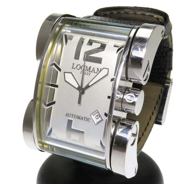 LOCMAN/ロックマン】 R500 腕時計 ステンレススチール/レザー 自動巻き 