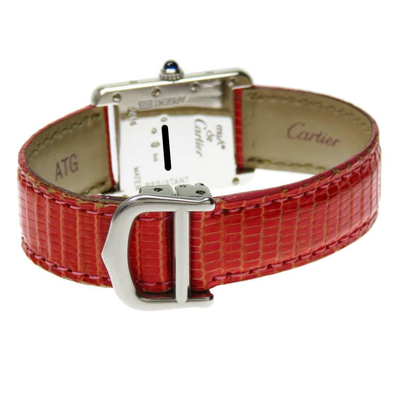 CARTIER/カルティエ】 W1016130 マストタンクSM 2000年クリスマス限定モデル 腕時計 シルバー925/リザード クオー –  真子質店 PawnShopMAKO