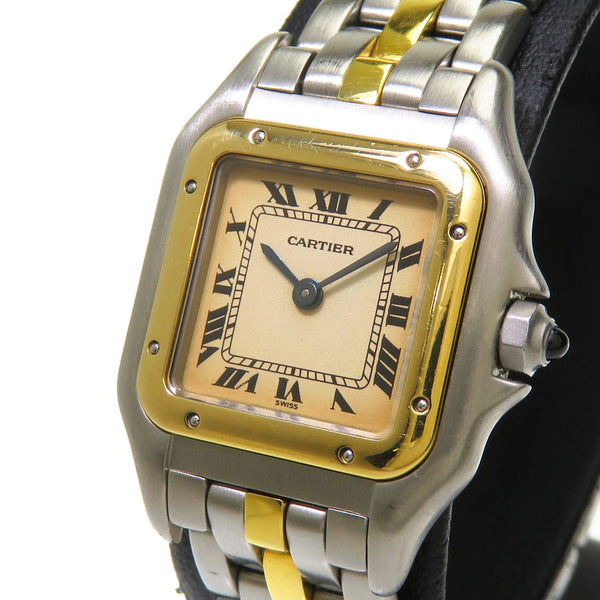 【CARTIER/カルティエ】 166921 パンテールSM 1ロウ ▲文字盤ヤケ 腕時計 ステンレススチール/YGイエローゴールド クオーツ アイボリー レディース
【中古】【真子質店】【GD】




【TMaMaT】