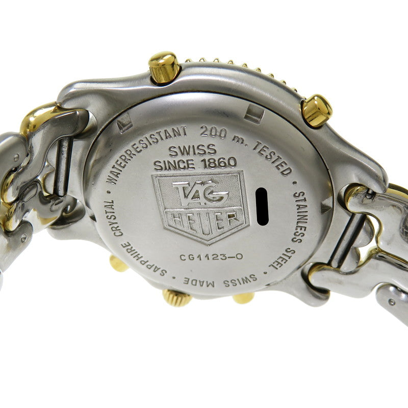 【TAG HEUER/タグホイヤー】 CG1123-0 プロフェッショナル セナモデル 腕時計 GP/ステンレススチール クオーツ アイボリー  メンズ, 【中古】【真子質店】【GD】, 【DxK】