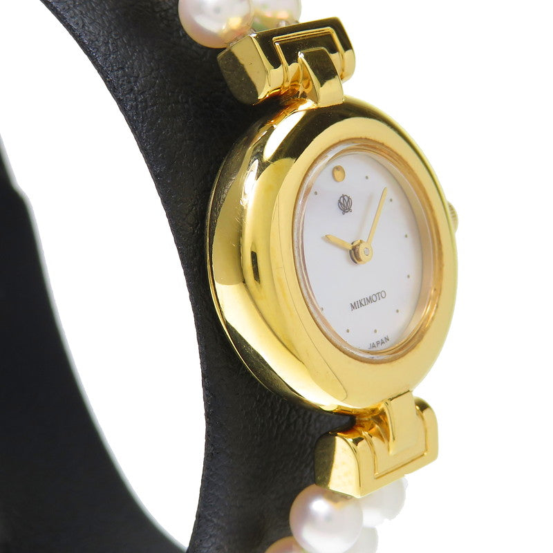 ミキモトMIKIMOTO 腕時計 2連ブレス 赤 真珠 パール - www.iriszitta.com