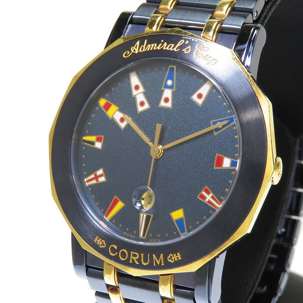 【CORUM/コルム】 99.430.31V585 アドミラルズカップ 腕時計 ステンレススチール/ガンブルー/YGイエローゴールド クオーツ 紺 メンズ
【中古】【真子質店】【GD】




【KKx】