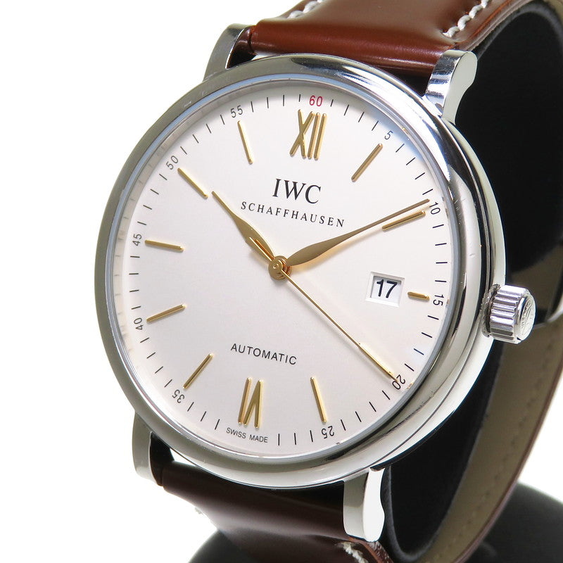 【IWC/インターナショナルウォッチカンパニー】 ポートフィノ IW356517 腕時計 ステンレススチール/コードバンベルト（社外製） 自動巻き/オートマ ベージュ メンズ
【中古】【真子質店】【BL】




【TSMiI】