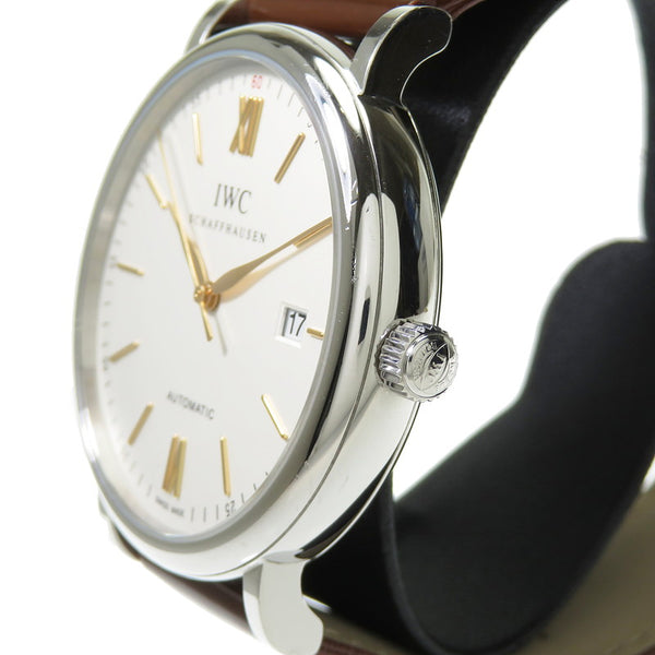 【IWC/インターナショナルウォッチカンパニー】 ポートフィノ IW356517 腕時計 ステンレススチール/コードバンベルト（社外製） 自動巻き/オートマ ベージュ メンズ
【中古】【真子質店】【BL】




【TSMiI】