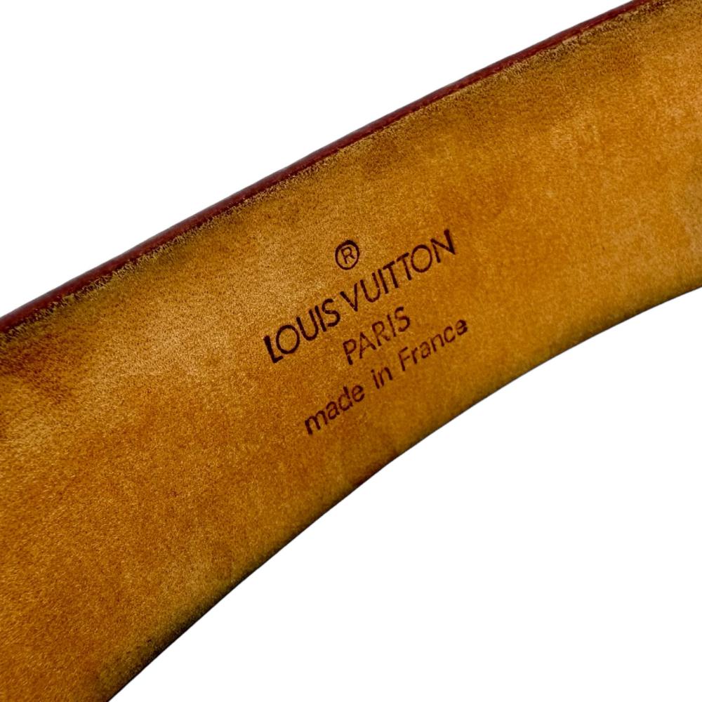 ノマド サンチュール・LVスタンプ M6895Q ベルト レザー/GP ブラウン  