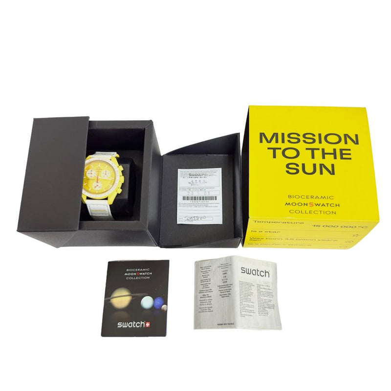 【Swatch/スウォッチ】 スピードマスター SO33J100 オメガ×スウォッチコラボ MOONSWATCH Mission to the Sun 腕時計 プラスチック/ナイロン クオーツ 黄色文字盤 レディース
【中古】【真子質店】【GD】




【MaMoT】