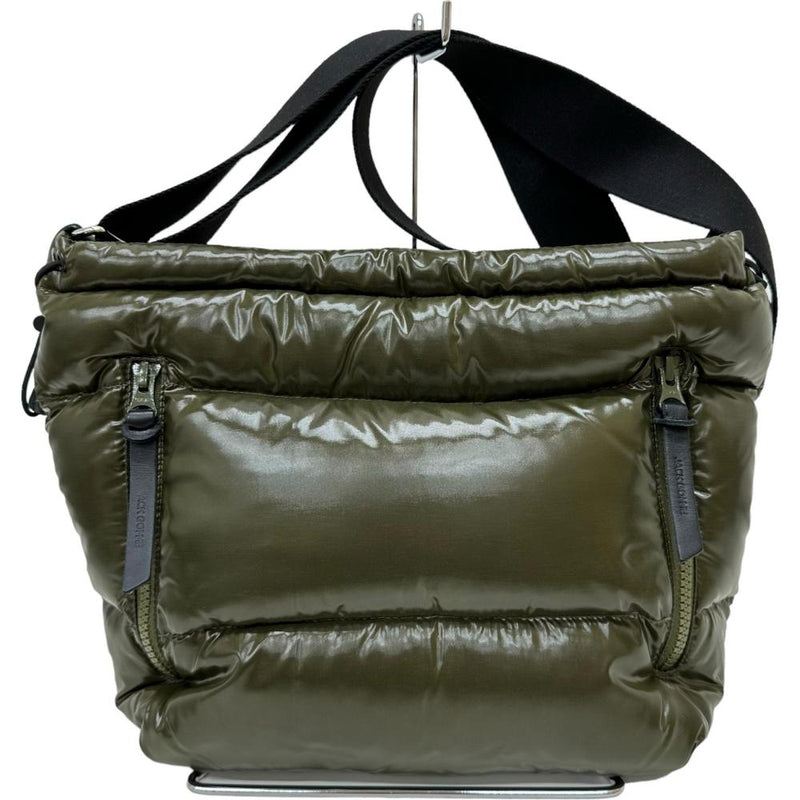 バッグMERIBEL DOWN BAG 【JACK GOMME/ジャックゴム】 ショルダーバッグ ダウン/ナイロン カーキ  ユニセックス【中古】【真子質店】【NN】, 【Mox】 4000円