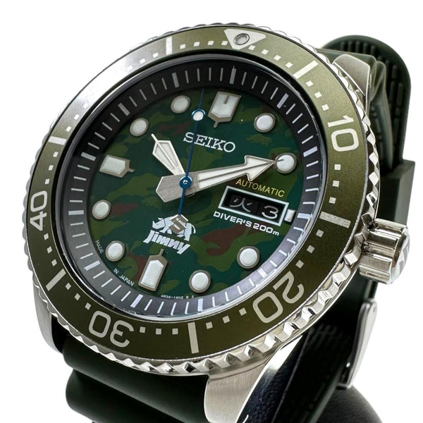 SEIKO/セイコー】 4R36ー15S0 ジムニーコラボ グリーン/カモフラ